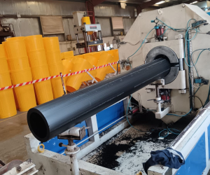 250mm pn20 pipe production ongoing