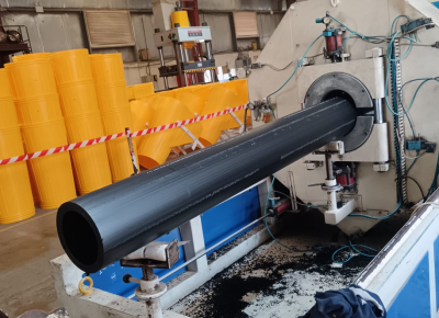 250mm pn20 pipe production ongoing